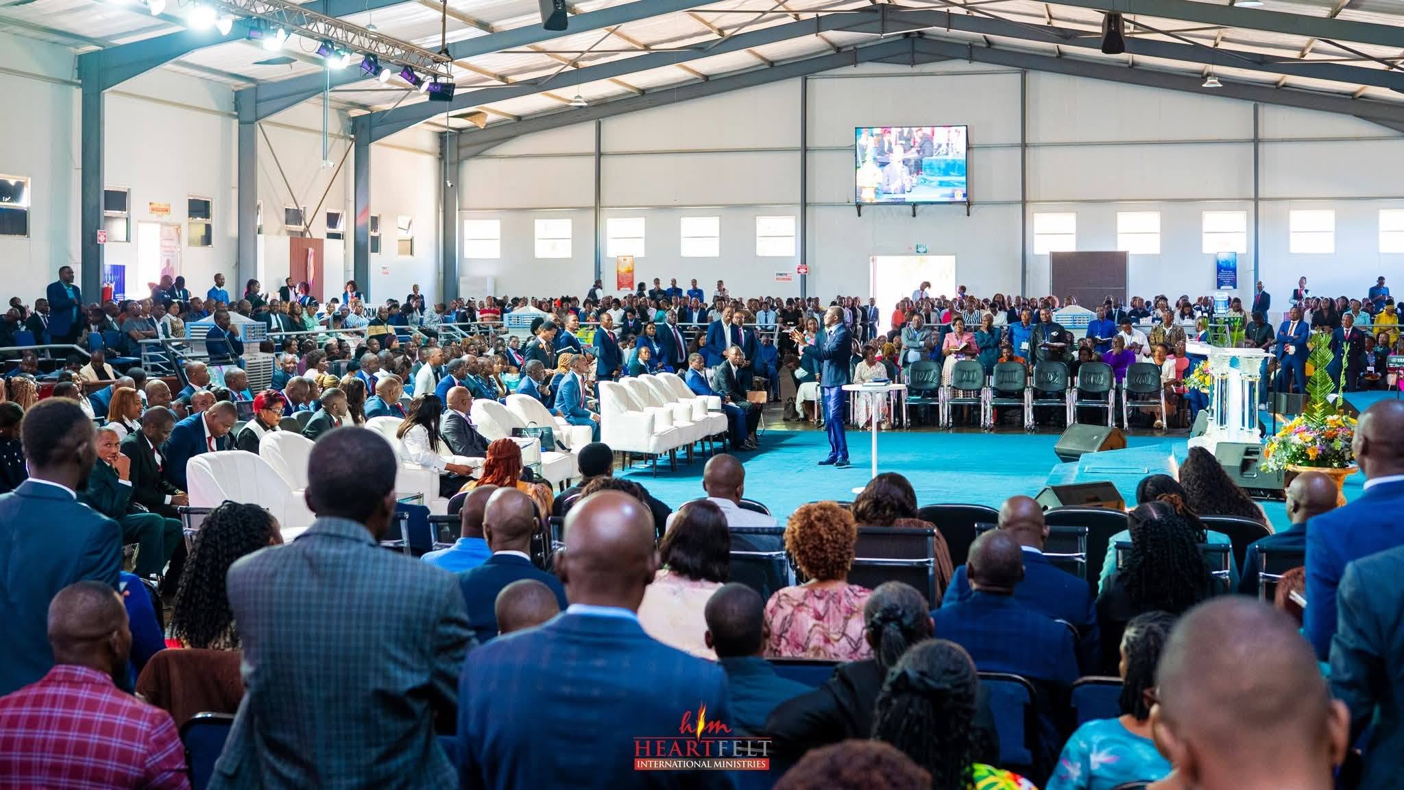 Ministry fellowship and community gathering during church service